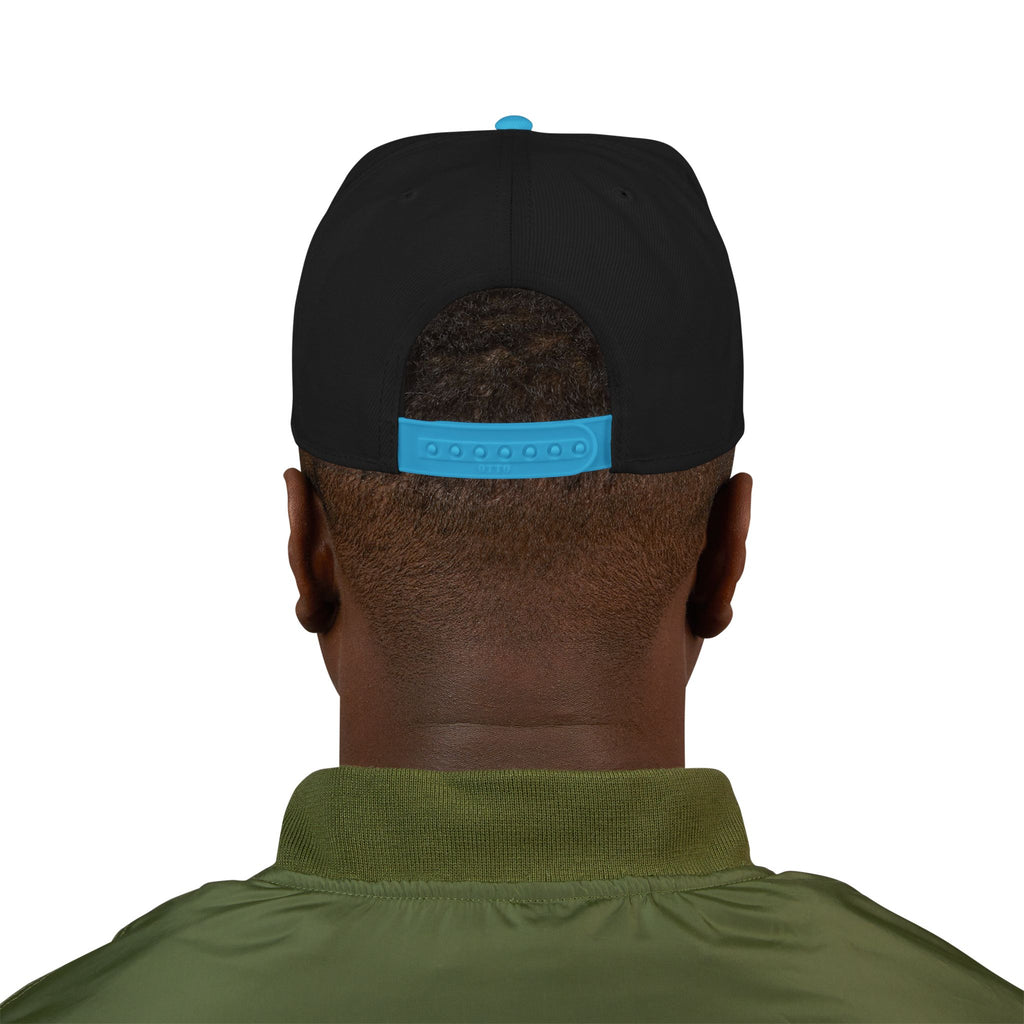 Embroidered 'Ad Classic' Script Logo Snapback Hat