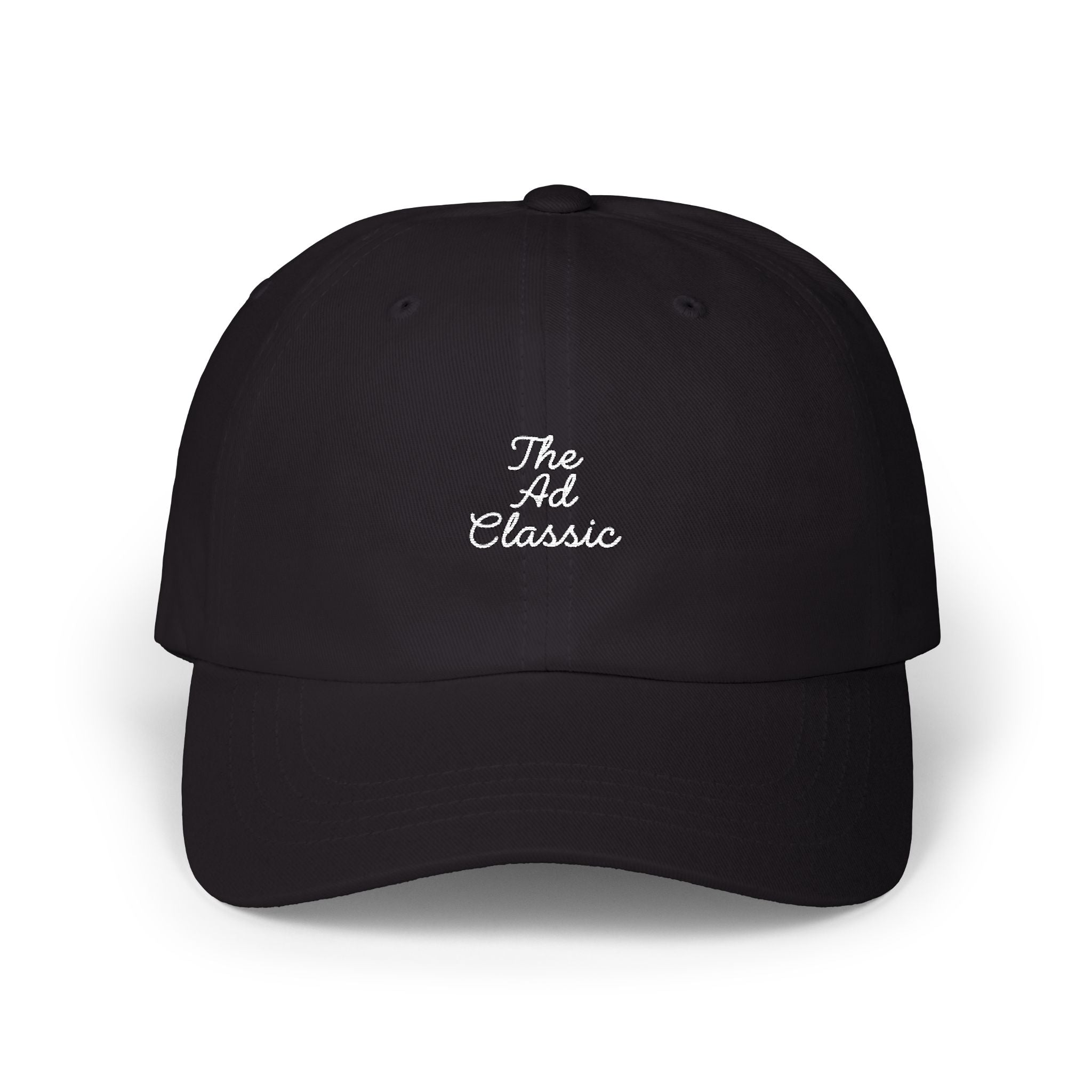 Classic Dad Cap – Minimalist Embroidered Baseball Hat Dark Colors