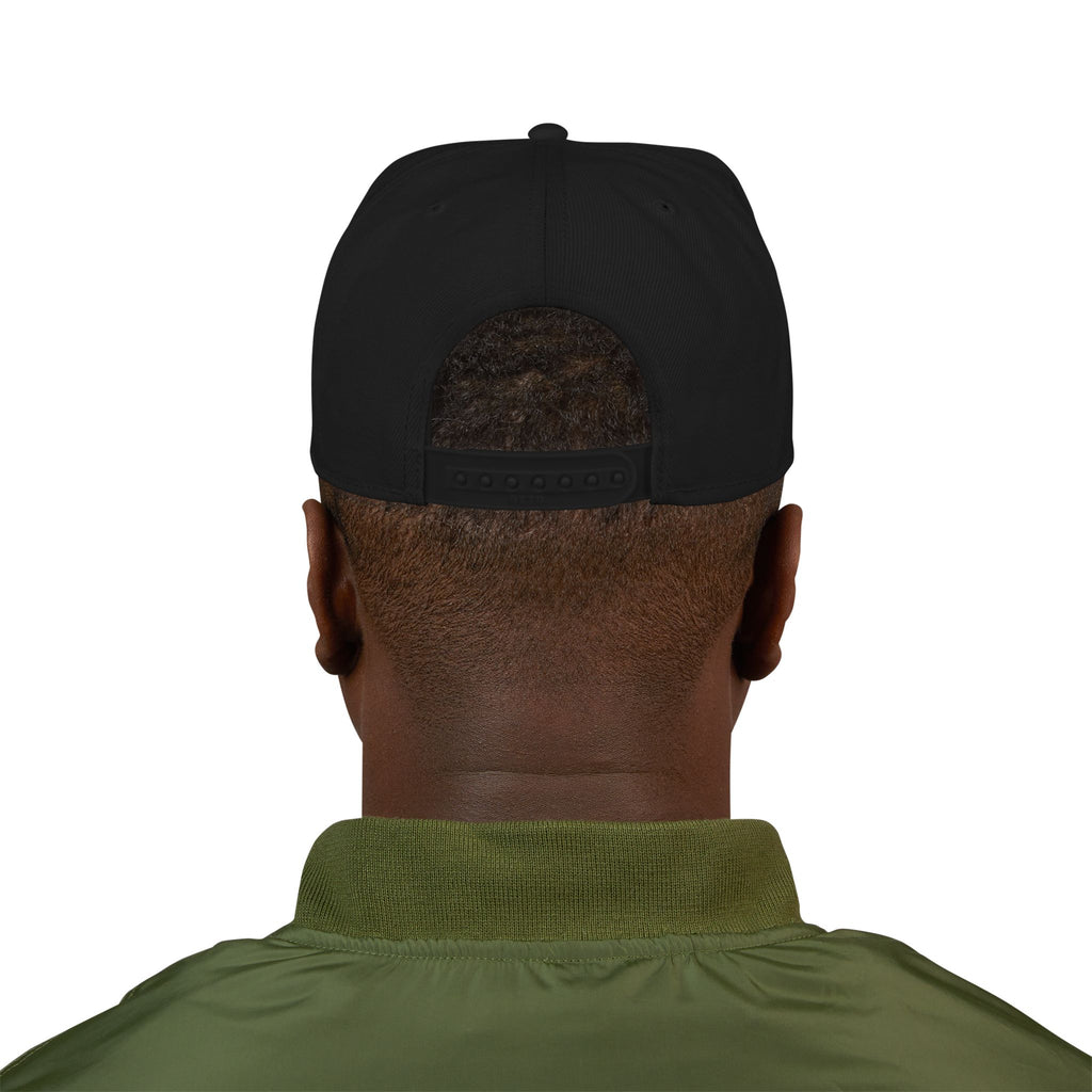 Embroidered 'Ad Classic' Script Logo Snapback Hat