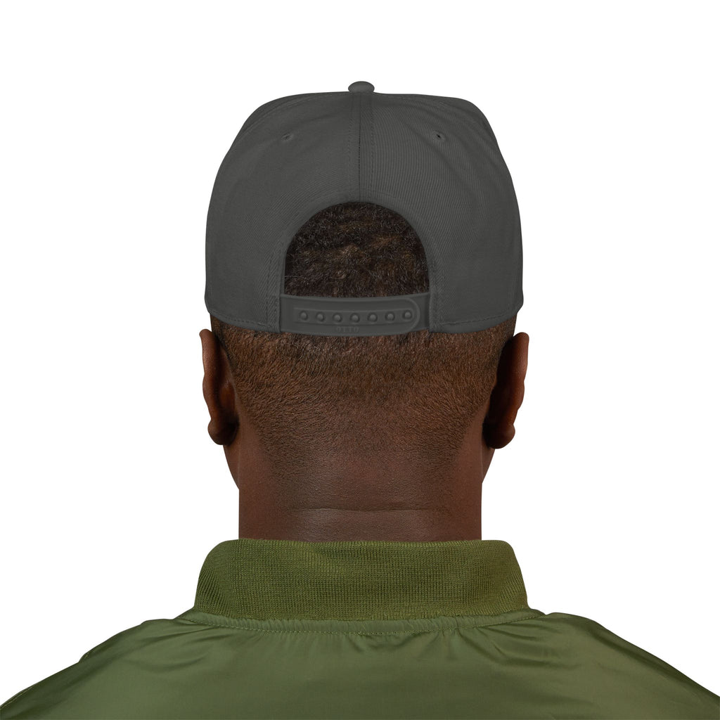 Embroidered 'Ad Classic' Script Logo Snapback Hat