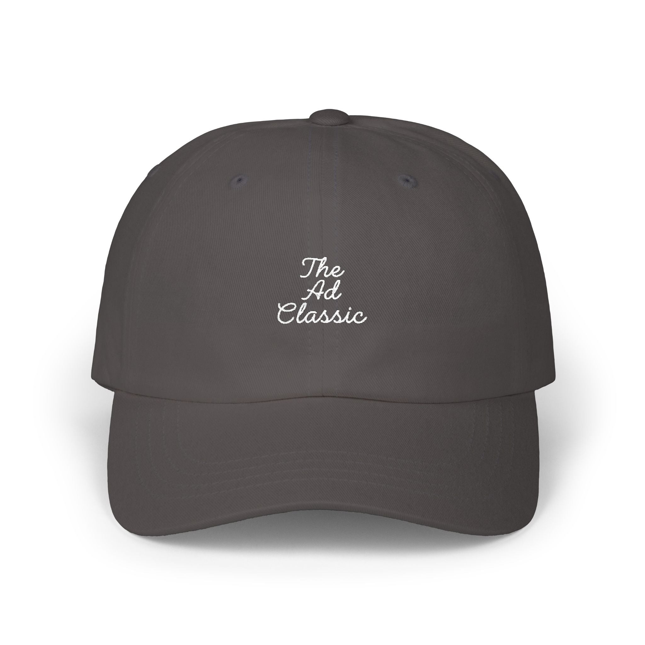 Classic Dad Cap – Minimalist Embroidered Baseball Hat Dark Colors