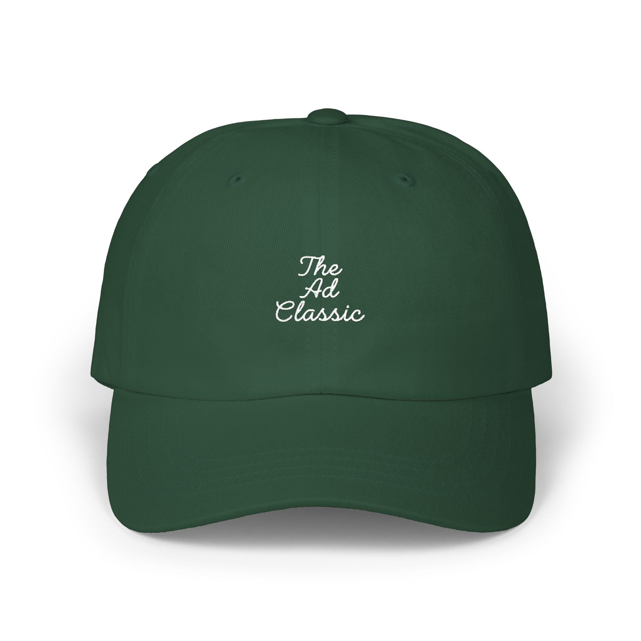 Classic Dad Cap – Minimalist Embroidered Baseball Hat Dark Colors