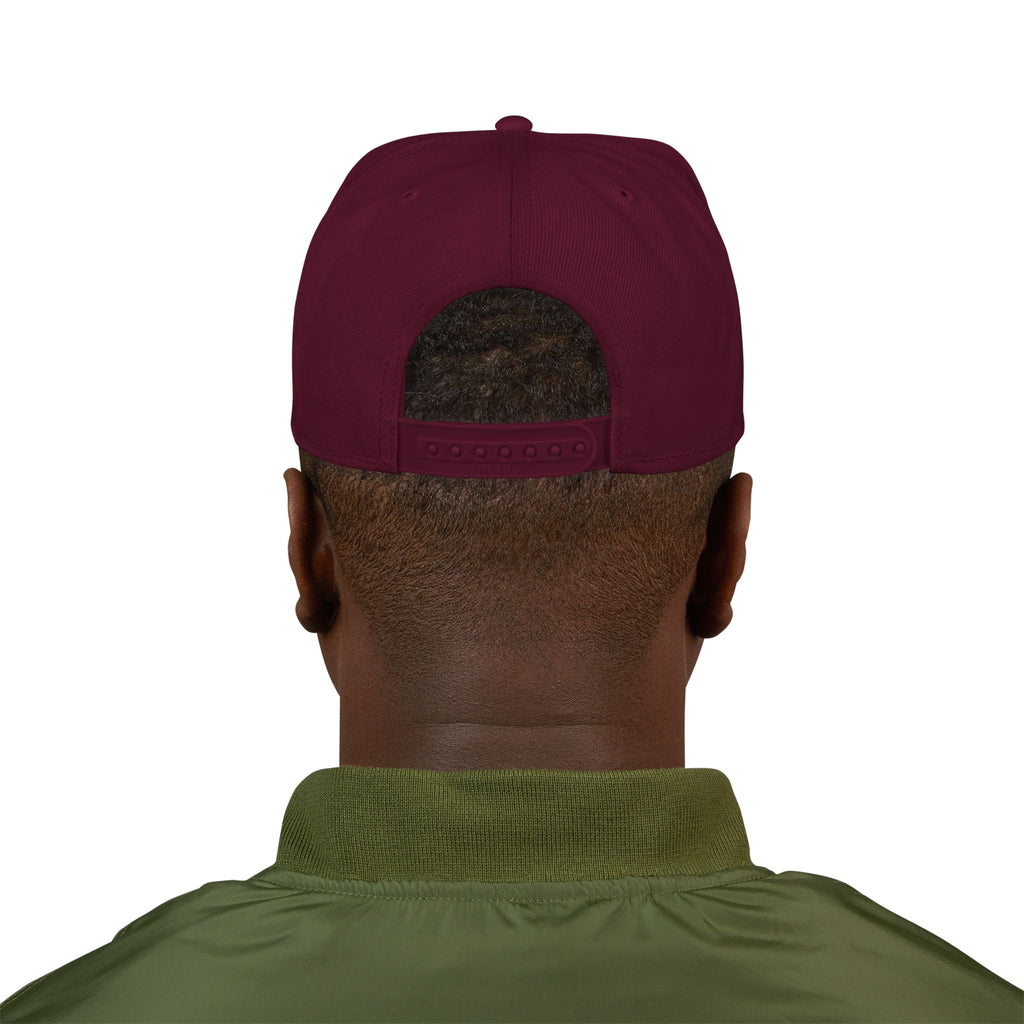 Embroidered 'Ad Classic' Script Logo Snapback Hat