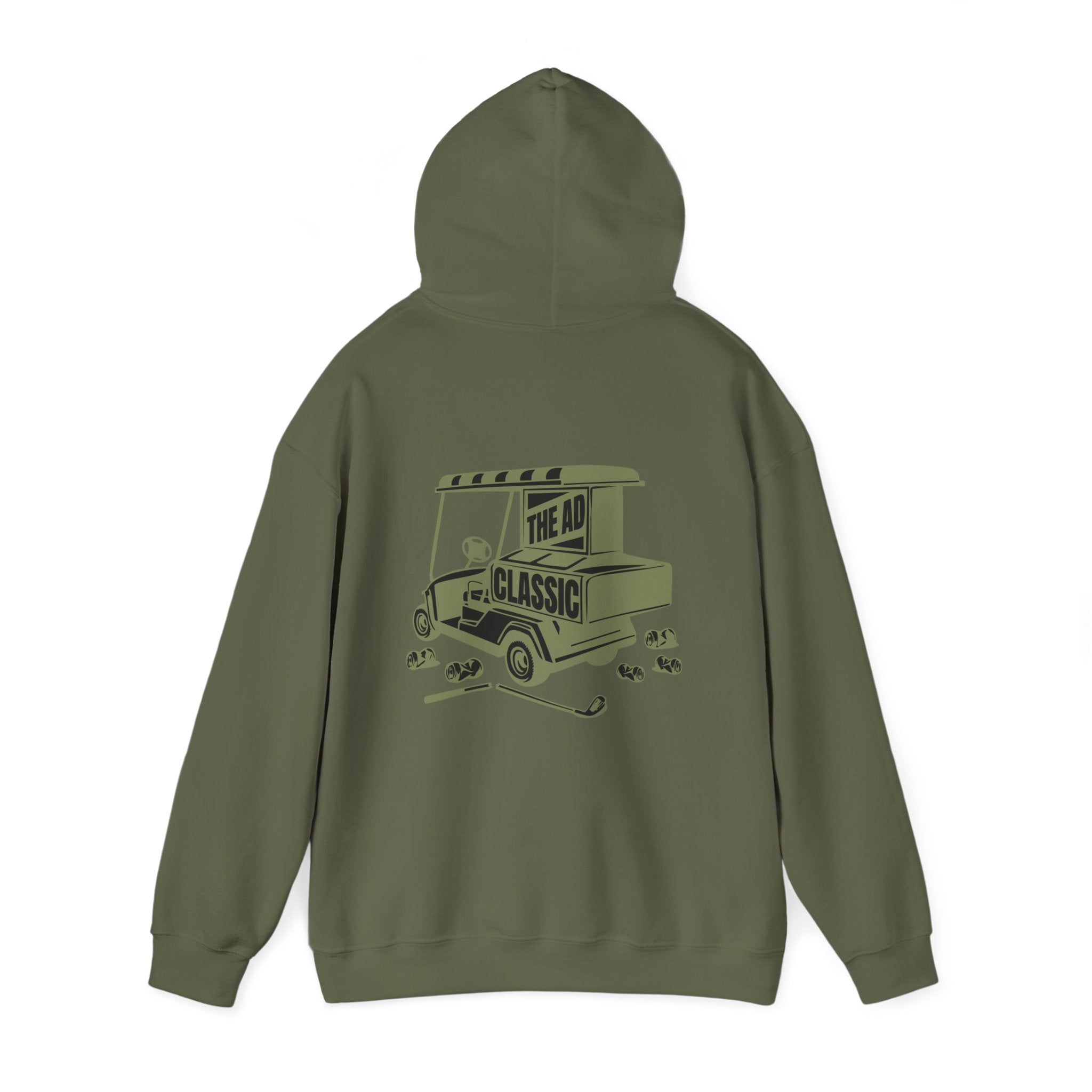 Golf Cart Hoodie – “The AD Classic” Vintage Golf Pullover