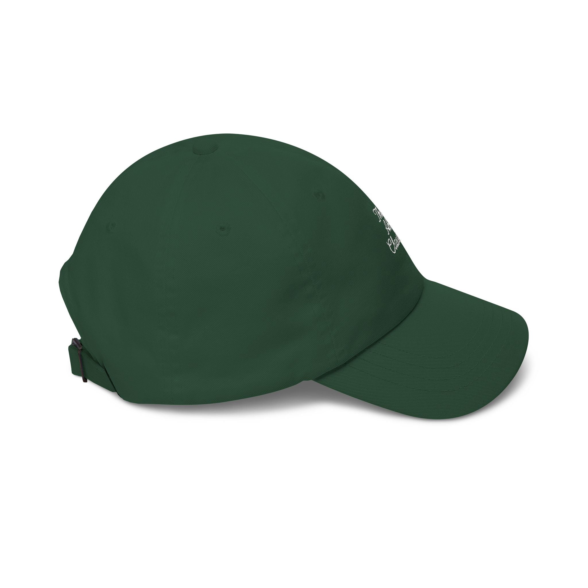 Classic Dad Cap – Minimalist Embroidered Baseball Hat Dark Colors