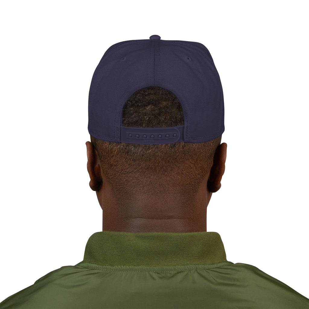 Embroidered 'Ad Classic' Script Logo Snapback Hat