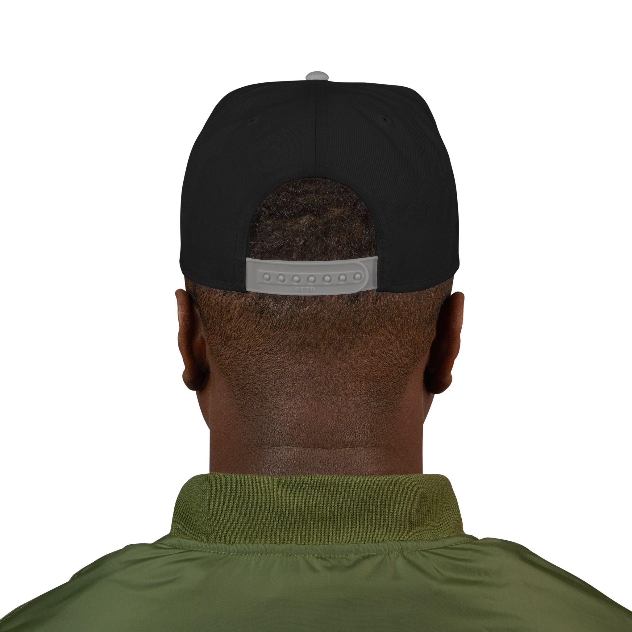 Embroidered 'Ad Classic' Script Logo Snapback Hat