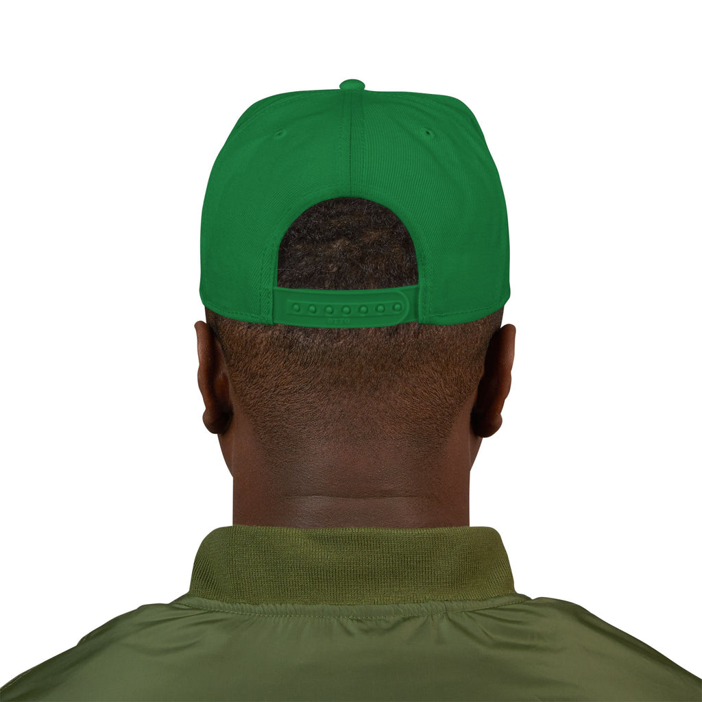 Embroidered 'Ad Classic' Script Logo Snapback Hat