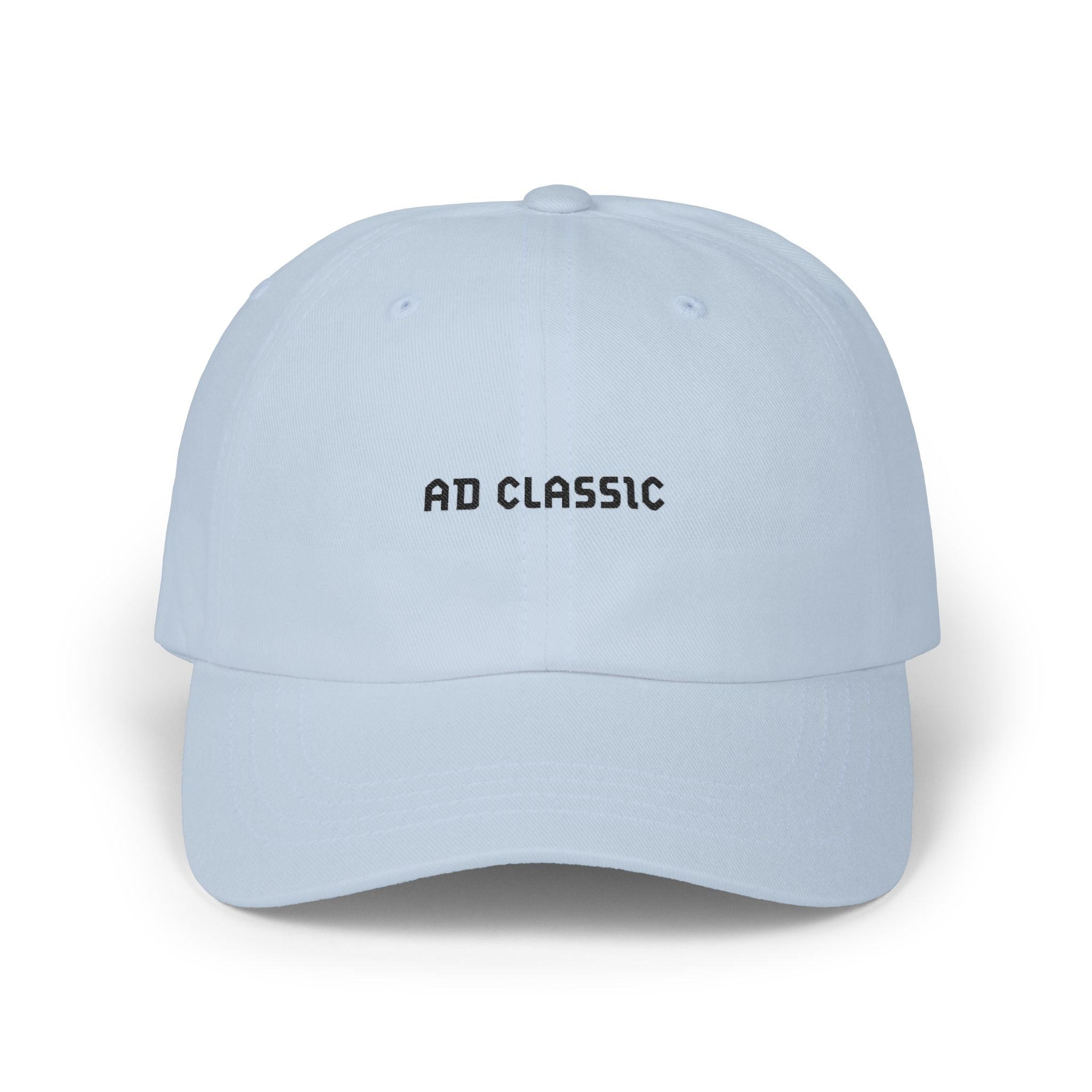 Dad Cap — Minimal "AD CLASSIC" Embroidered Baseball Hat