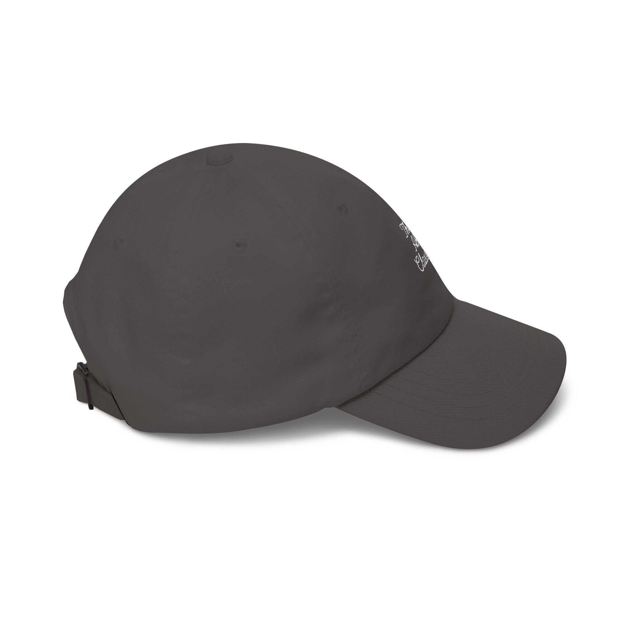 Classic Dad Cap – Minimalist Embroidered Baseball Hat Dark Colors